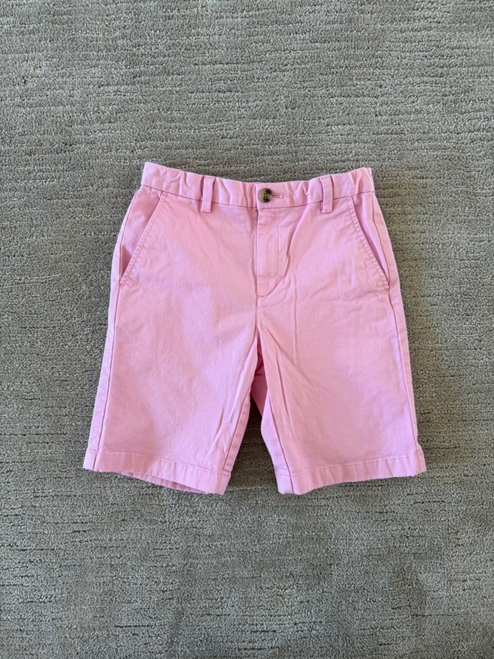 Vineyard Vines Boys Classic Pink Chino Shorts Size 12